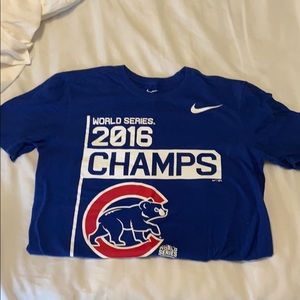 Cubs World Series Champs Nike Shirt